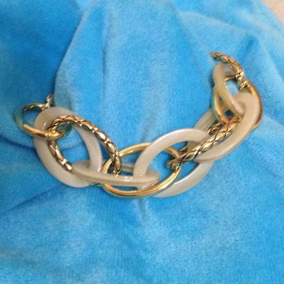 Etienne Aigner Jewelry - ETIENNE AIGNER - Horn & Bone Link Bracelet